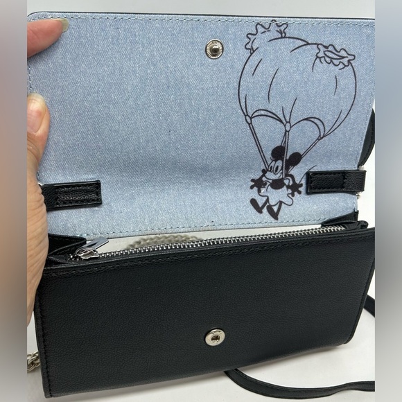 Disney Minnie Mouse Crossbody Purse with Chambray Bow, EUC. - Picture 3 of 4
